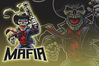 do modern high quality amazing mafia logo