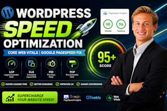 wordpress speed optimization core web vitals google pagespeed fix cls lcp