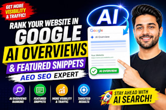 rank your website in google ai overviews aeo