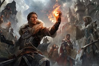 dnd character art and character designer