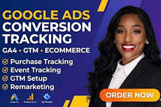setup goggle ads converting tracking, ga4 ecommerce tracking and GTM