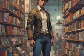comic book illustration with comic book illustrator
