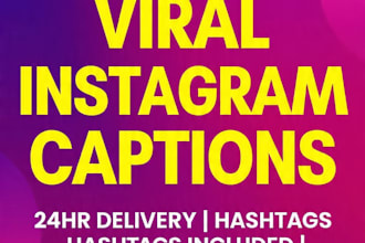 write viral instagram captions for your brand