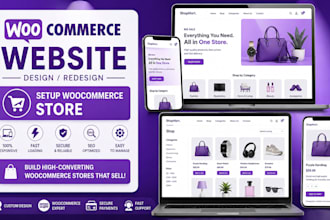 develop design wordpress woocomerce website ecommerce online store woocommerce