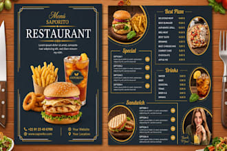 design restaurant menu, digital menu board, food menu, tv screen menu, cafe menu