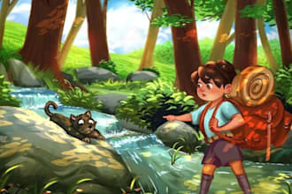children story book illustration children story children story book illustration