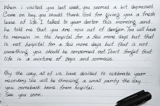 write anything with my beautiful handwriting