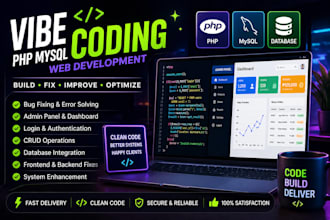 fix PHP mysql website bugs and improve web systems