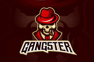 design an impressive custom mafia, gangster logo