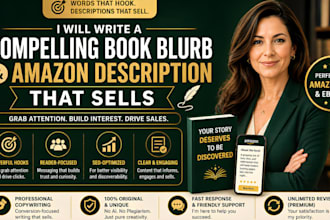 write a compelling book blurb and amazon description that sells