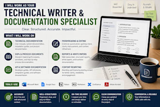 write technical documents manuals and sops