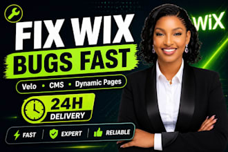 fix wix bugs wix dynamic pages wix cms wix velo code wix landing page
