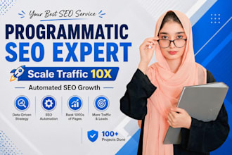 create programmatic SEO pages to scale your website traffic