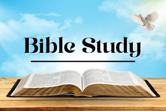 do bible study and write devotional content
