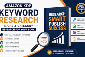 do amazon KDP keyword research niche and category research for your book