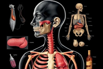 create high quality medical and anatomical illustrations