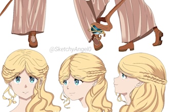 make character design sheets