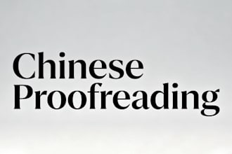 chinese writing proofreading editing