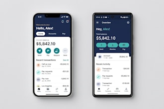 design ios and android app UI UX professionally