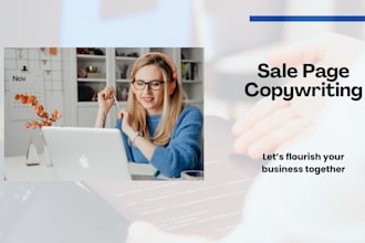copywrite sales page for you that converts