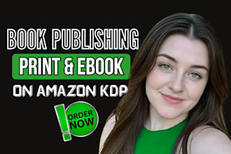 publish your print and ebook on amazon KDP