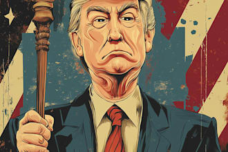 draw a political themed cartoon for you