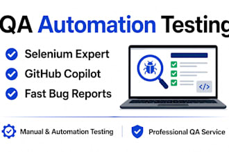 do automation testing using selenium and copilot