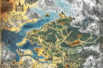draw a fantasy map