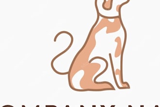 design animal dog pet care veterinary logo