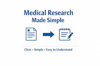 simplify medical and health research articles