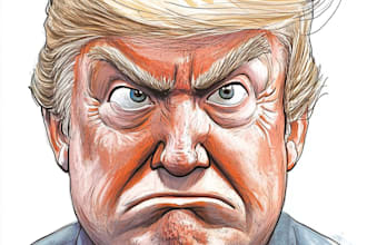 do digital political cartoon for political cartoon