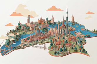 map illustration vector illustration vector map