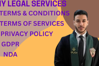 draft nda, privacy policy and terms and conditions
