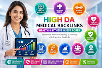 do manual outreach for premium health backlink building