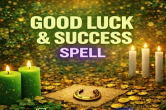 cast a powerful success and good fortune spell for prosperity and  good luck