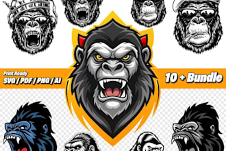 make mazing t shirt gorilla logo