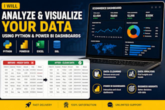 analyze and visualize your data using python and power bi