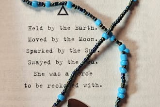 make you a customized beaded bookmark