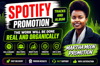 do spotify album promotion, spotify music track promotion