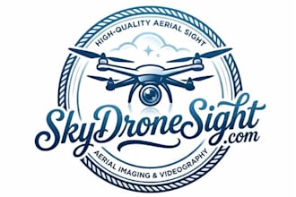 design unique drone logo