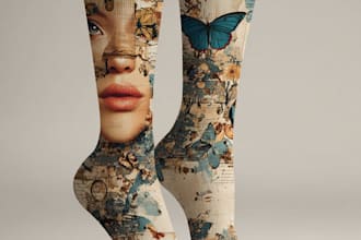 clothing label socks label hang tag and price tag design