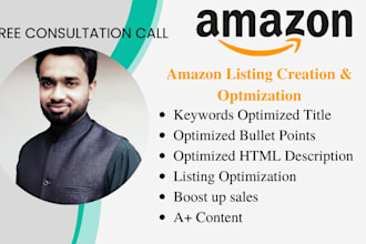 create SEO amazon listing creation and a plus content