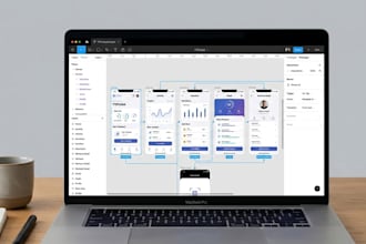 design UI UX in figma with prototype