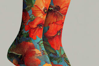 design socks and clothing tags clothing labels