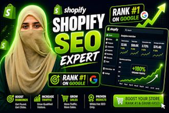 do shopify SEO and se0 audit to rank your store on google and increase traffic
