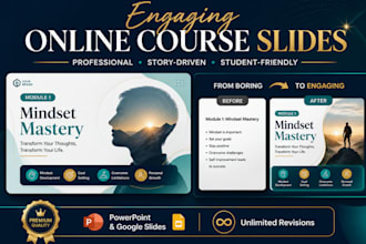 design engaging online course presentation slides for coaches