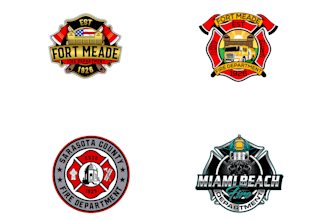 design modern firefighter logo