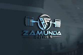 design gym, warrior, fitness , sports and business logo