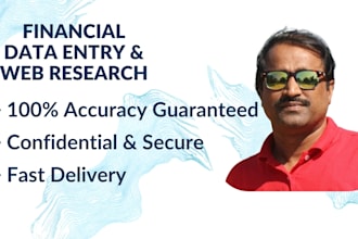do data entry,  data mining,  financial data entry