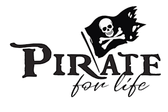 design pirate mascot logo for esports, gaming, and business brand